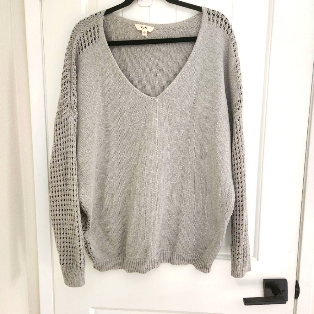 V-neck sweater